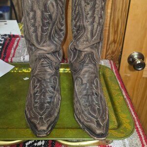 Dan Post Hallie Leather Tall Western Boots Size 7
